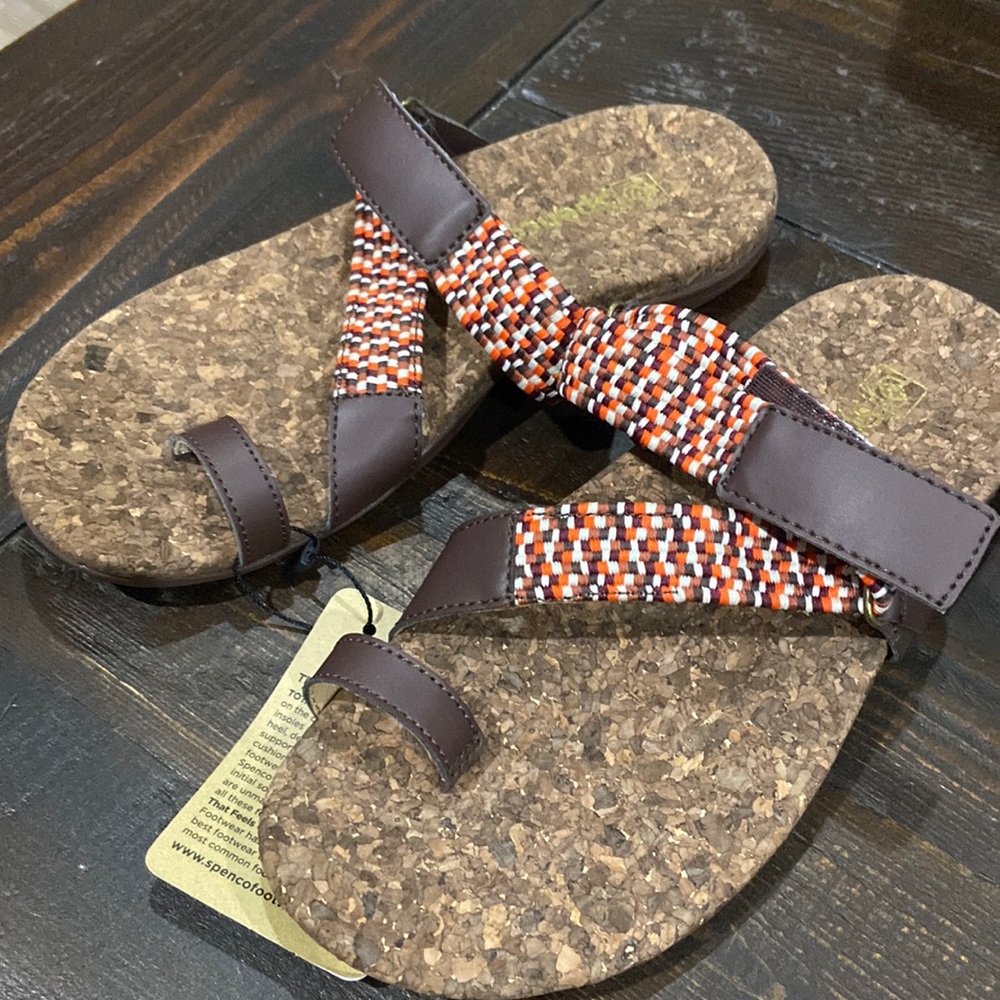 Womens Spenco flip flops size 6 (New with tags)